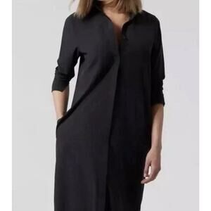 Athleta Urbanite Button Dress Robe Stretch Missing Belt